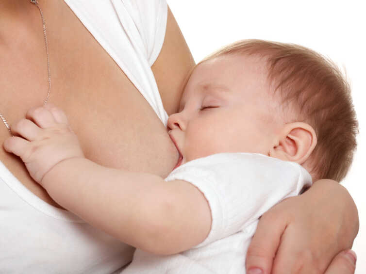 That's how it's supposed to work. But for most new moms, breast-feeding doesn't come easily, a study finds.